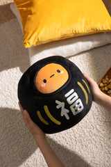 Black Daruma Tayto Potato Midi Mochi Plush