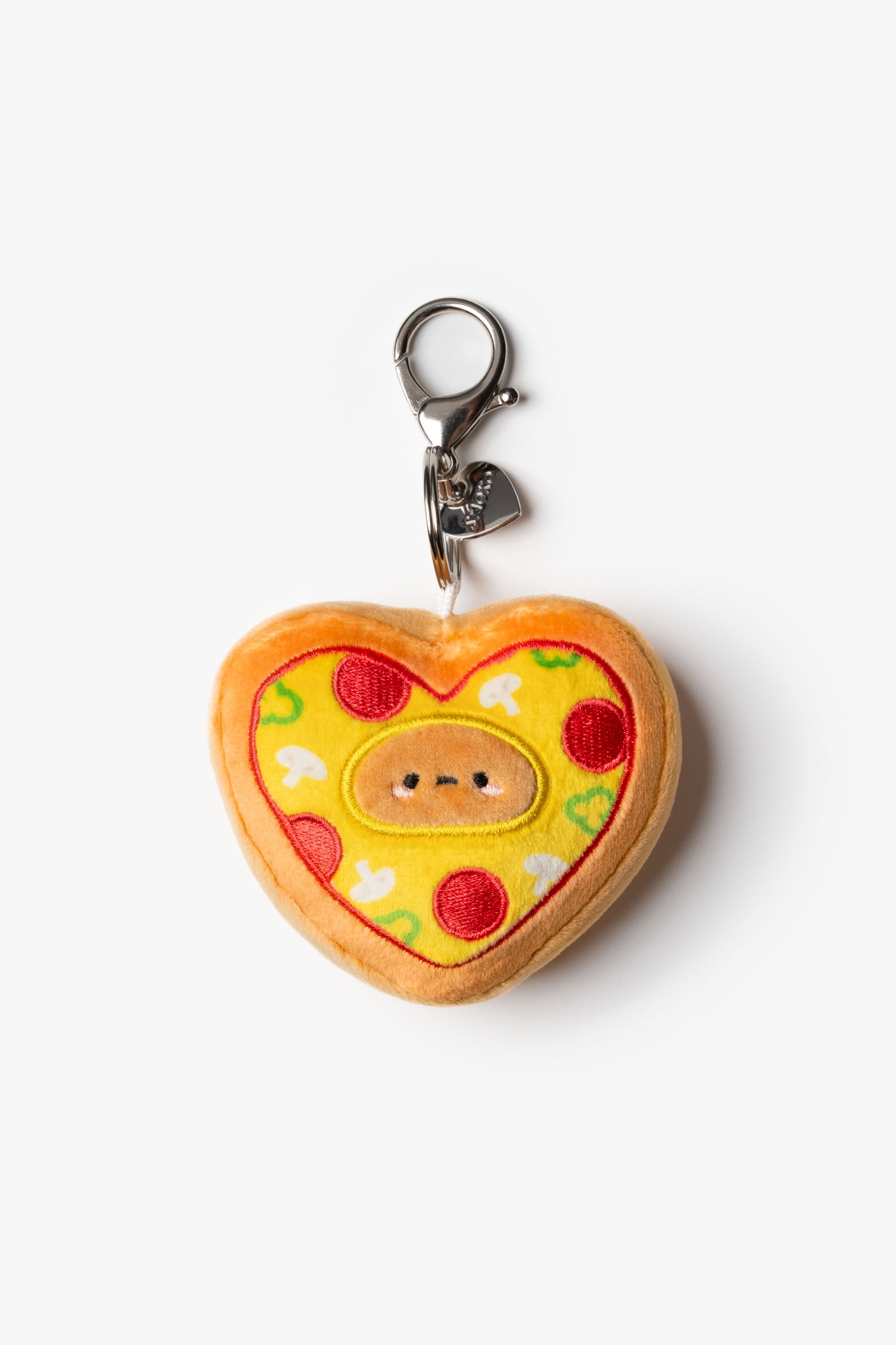 Pizza Heart Tayto Potato Bag Charm