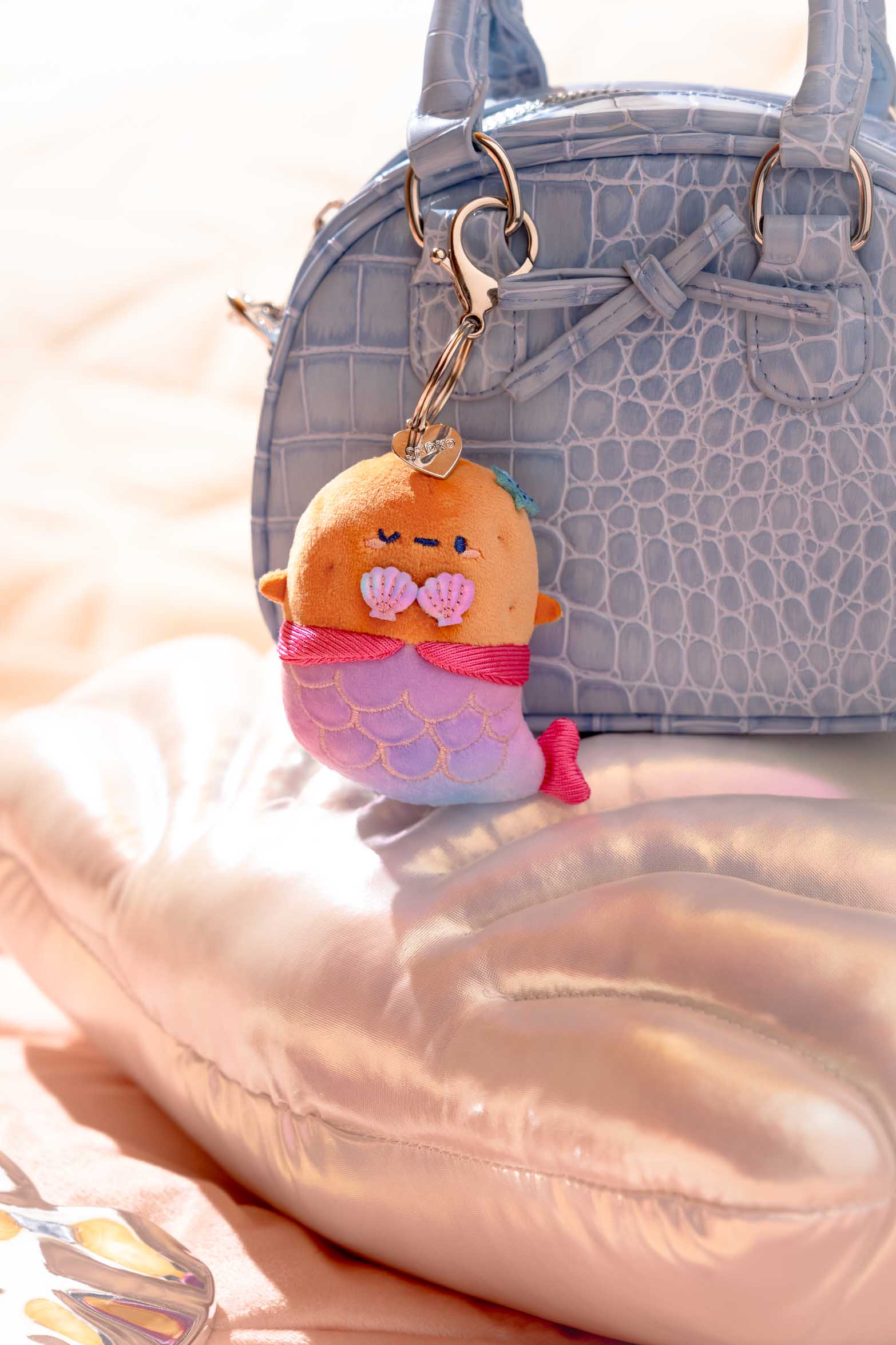 Purple Mermaid Tottie Potato Bag Charm