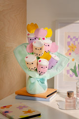 Pearl Boba Tea Plush Bouquet